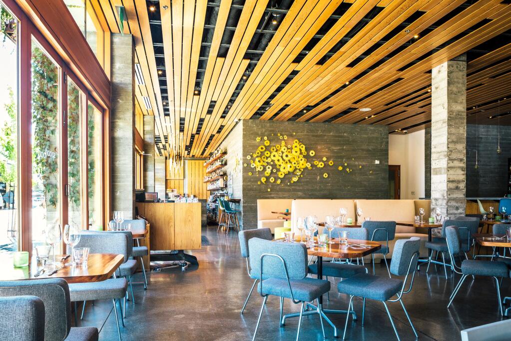 Spoonbar in downtown Healdsburg is celebrating Seafood Sundays in January with a rotating three-course prix fixe meal and wine pairing for $49 per person. (Kim Carroll/Spoonbar)