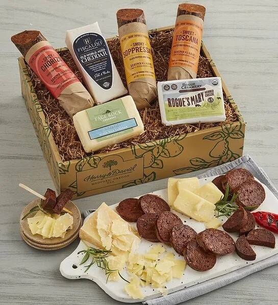 Gift basket giant Harry & David has teamed up with Petaluma’s Renegade Foods for its first vegan meat offering from the Medford, Oregon-based company in 2022. (courtesy of Harry & David)