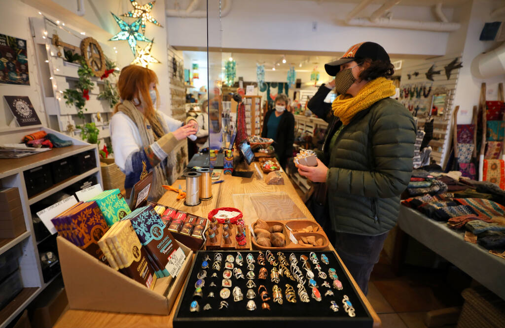 Kindred Fair Trade, which had been a downtown Santa Rosa staple since 2002, closed on Jan. 30, 2022, due to a decrease in foot traffic attributed to the pandemic. The shops still sells product online, and in November, the Kindred resurfaced with a small space at The Community Shops in Windsor. (Christopher Chung/The Press Democrat)