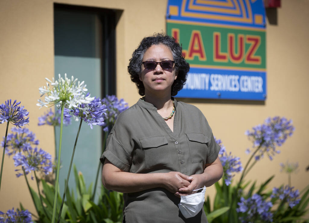 Patricia Galindo, client services coordinator at La Luz Center in Boyes Hot Springs on Thursday, June 25. (Photo by Robbi Pengelly/Index-Tribune)