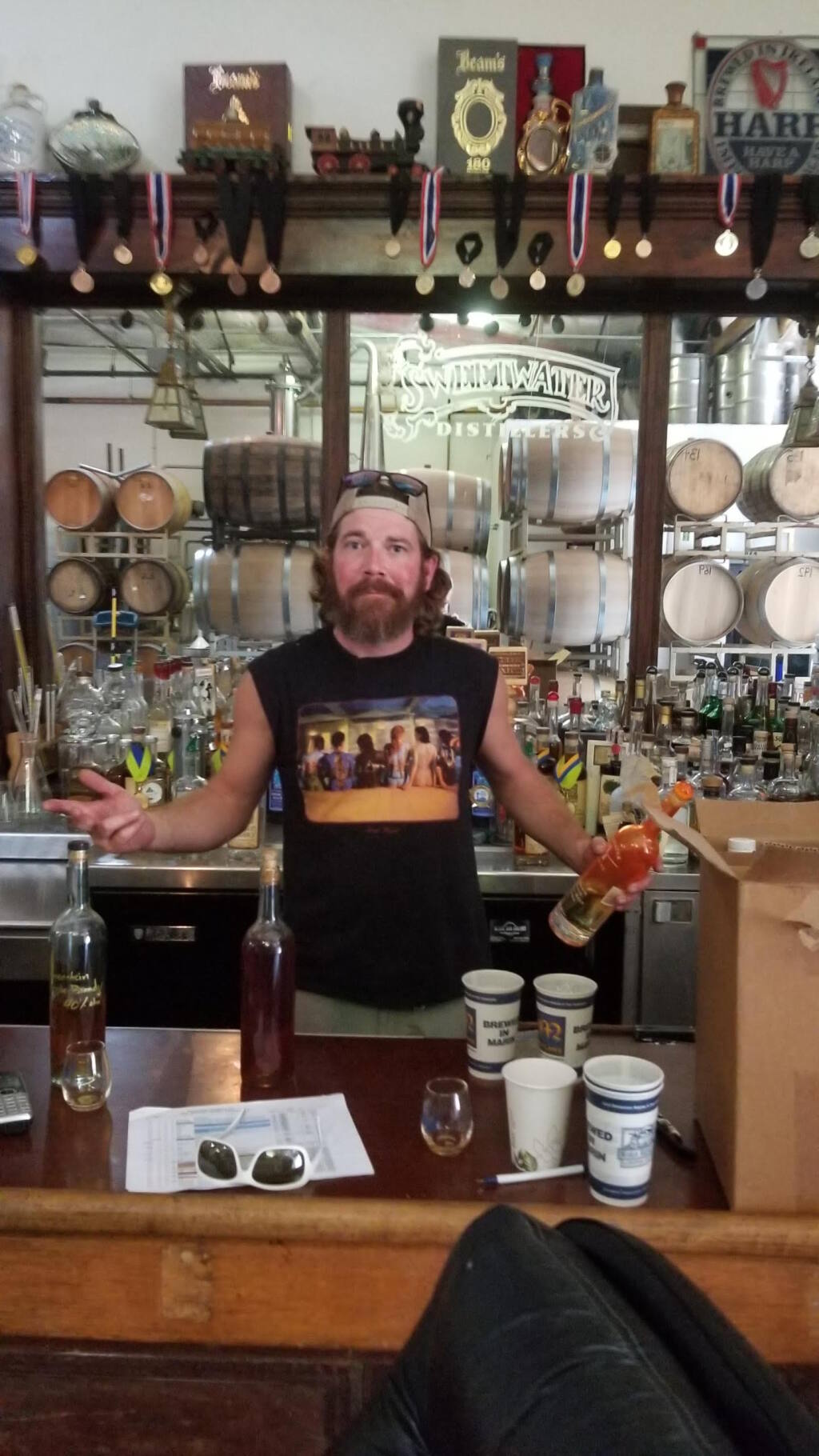 Tim Welch, head distiller, Stillwater Spirits/Moylan’s Distilling Company, Petaluma (courtesy photo) 2020