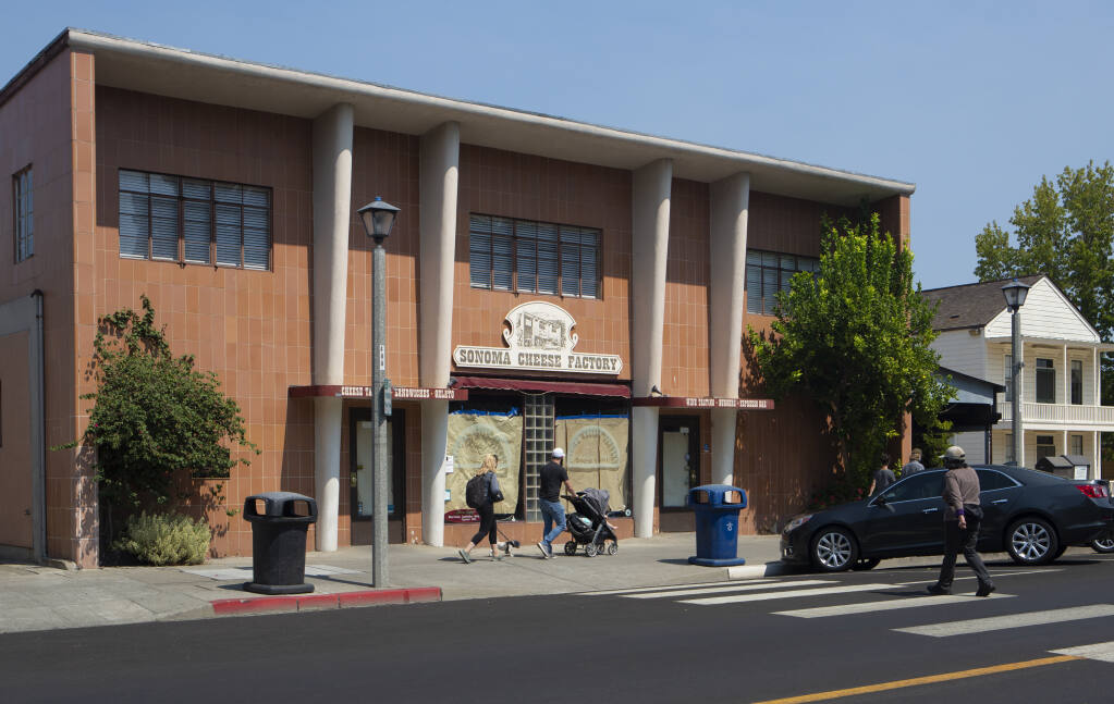 The Sonoma Cheese Factory was listed for sale by the Viviani Trust in May 2020 for $4.75 million. The building on Spain Street on Thursday, Sept. 3. (Robbi Pengelly / Index-Tribune)
