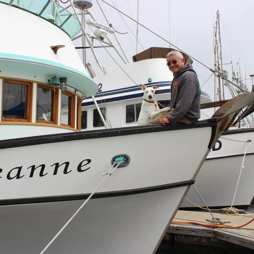 Bodega Bay fisherman Dick Ogg prepares to take out Miss Heidi, his boat. (courtesy of Dick Ogg)