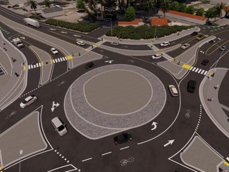 A visual rendering of the upcoming roundabout to Hwy 116 and Hwy 121 in Schellville. (Caltrans)