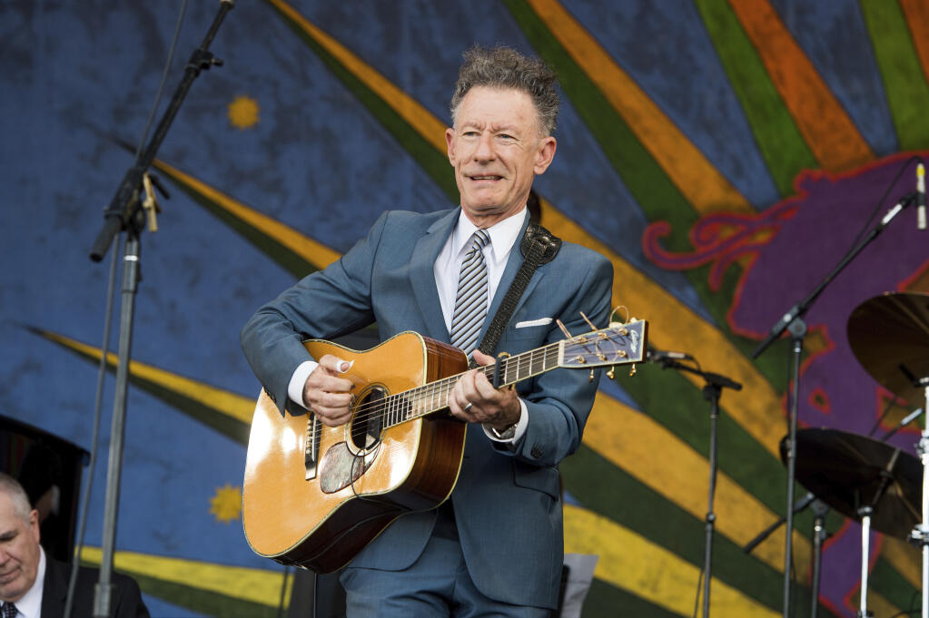 Lyle Lovett and his Acoustic Group performs at Luther Burbank Center for the Arts in Santa Rosa, Wednesday, March 20, 2024. (Photo by Amy Harris/Invision/AP)