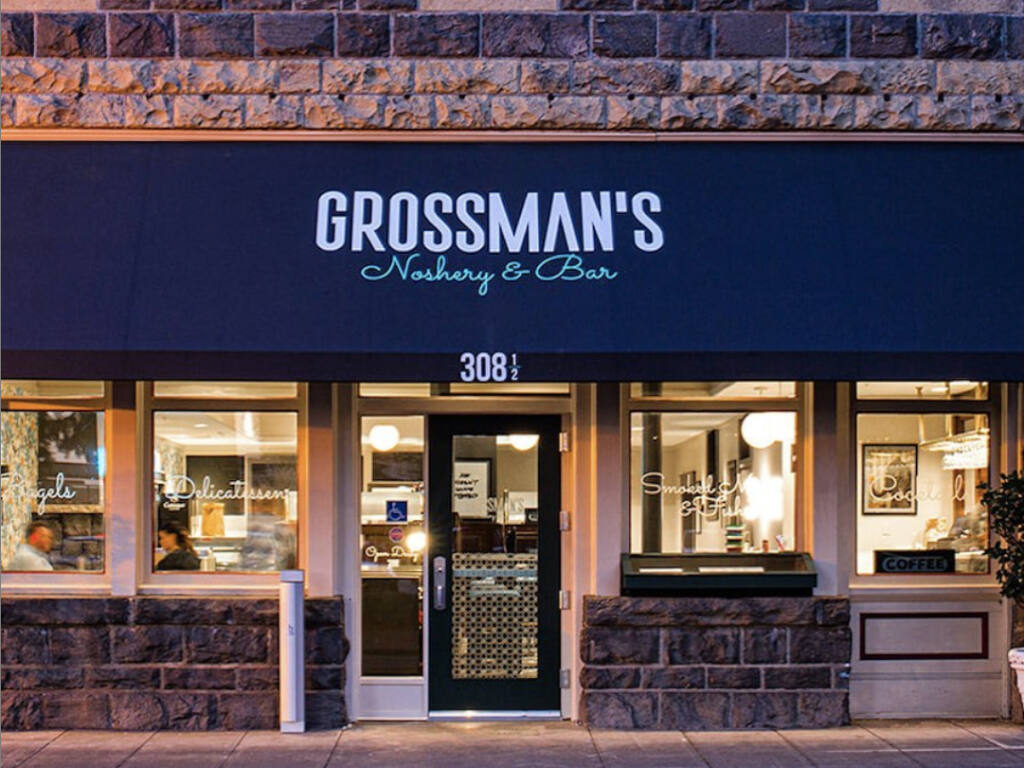 Stark Reality Restaurants, one of the largest restaurant employers in the region with 320 employees, will open all of its restaurants, including Grossman's Noshery in Santa Rosa's Railroad Square, to 25% capacity in the coming days. (Loren Hansen)