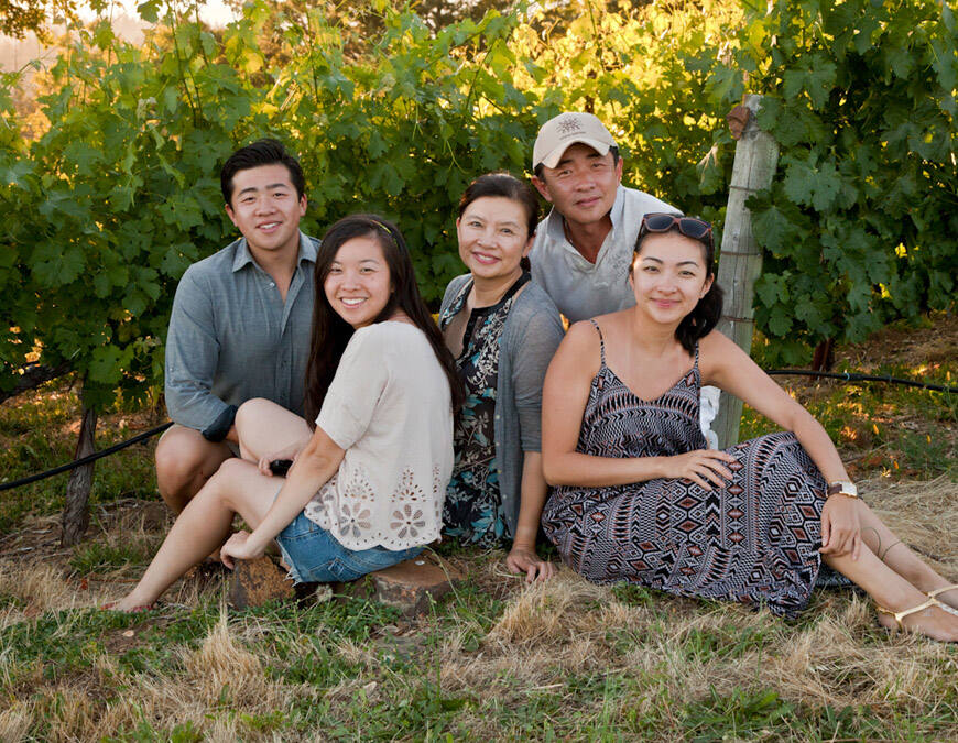 The Ming family owns the 4800 Cavedale Road property where Korbin Ming, far left, hopes to start a 19,000-square-foot cannabis cultivation operation with his siblings. (Korbinkameron.com)
