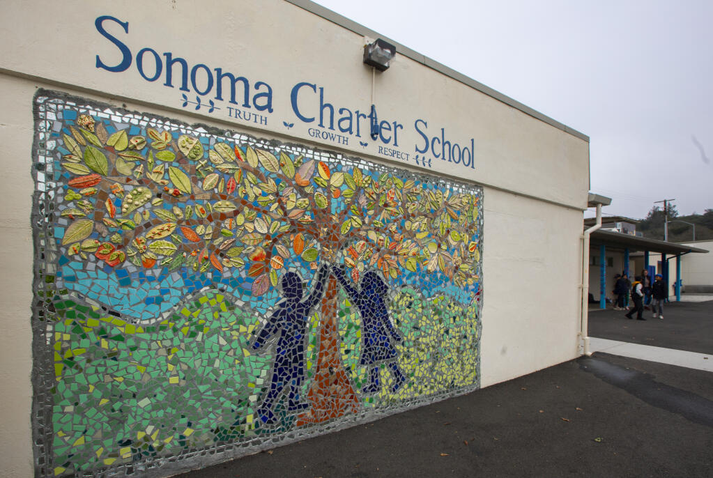 Sonoma Charter School on Highway 12 in Boyes Hot Springs on Wednesday, Jan. 18. (Robbi Pengelly/Index-Tribune)