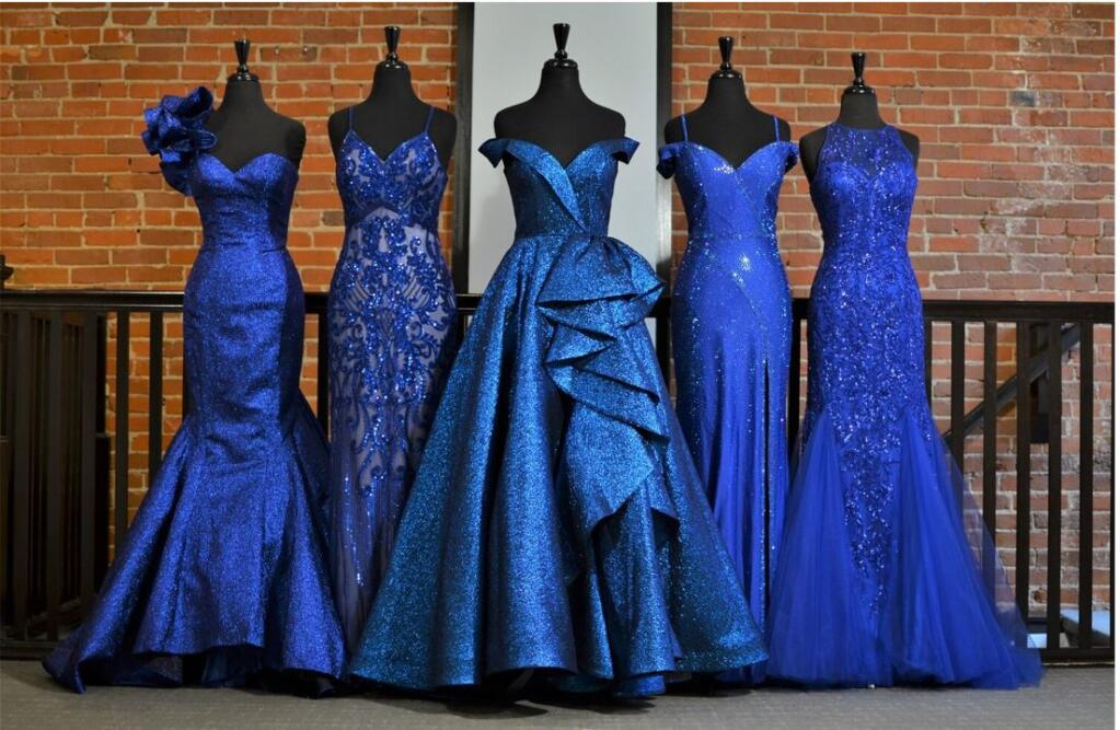 Examples of prom dresses donated to the Prom Dress Project in Windsor. (Contributed)