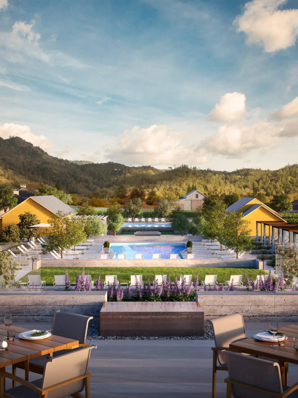 Four Seasons Resort and Residences Napa Valley is opening at 400 Silverado Trail in Calistoga. (courtesy of Four Seasons)
