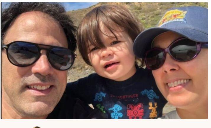 Kolin and Kate Vazzoler with their son, Ennio. (Facebook)