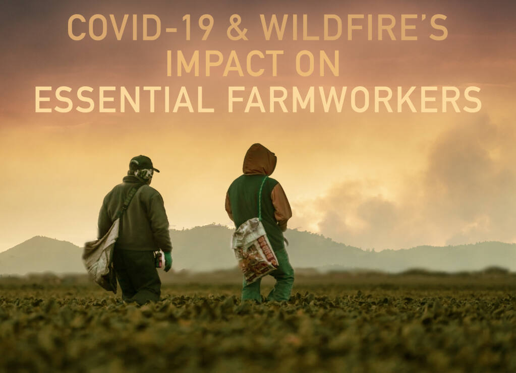 A deepening COVID-19 crisis now surging in most California agricultural counties–puts farmworkers in the pandemic's crosshairs. Wildfires in August only compound the precarious health and safety conditions of farmworkers. (VegetableWest)