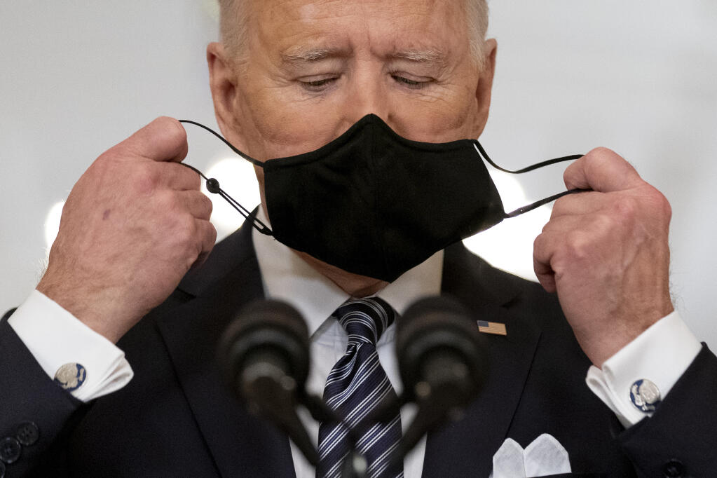 President Joe Biden’s first year in office has been dominated by the COVID-19 pandemic. (ANDREW HARNIK / Associated Press)