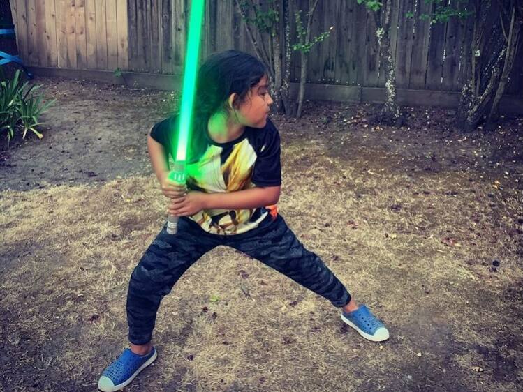 Have young kids who want to learn the ways of the force? Sign them up with Journey of the Saber. Photo courtesy Teryn Kelley.