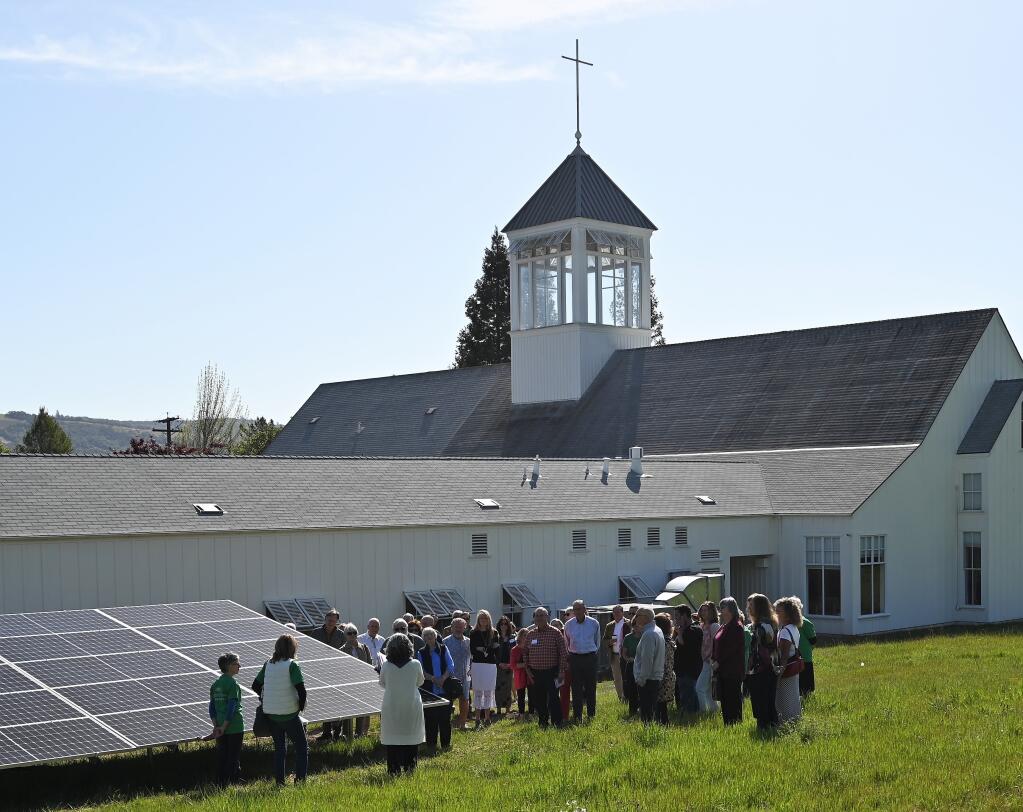 The new solar panels at St. Andrew Presbyterian Church. (Photo: St. Andrew Presbyterian Church)