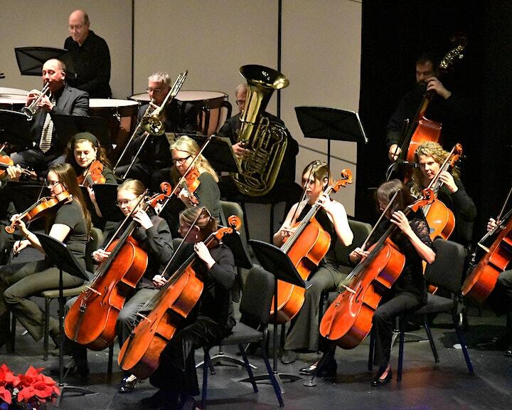 The Santa Rosa Junior College orchestra represents both college students and community members. Photo courtesy SRJC orchestra.