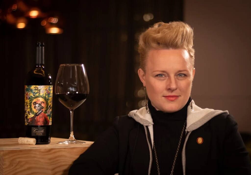 Emily Wines, MW, sommelier for Cooper’s Hawk Winery and Restaurant flagship location in the Chicago area, is the 2021 chair of The Court of Master Sommeliers, Americas. (courtesy of Cooper’s Hawk Winery and Restaurant)