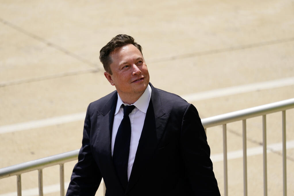 FILE - Twitter may be moving closer to a deal with Elon Musk, The New York Times reported Sunday. (AP Photo/Matt Rourke, File)