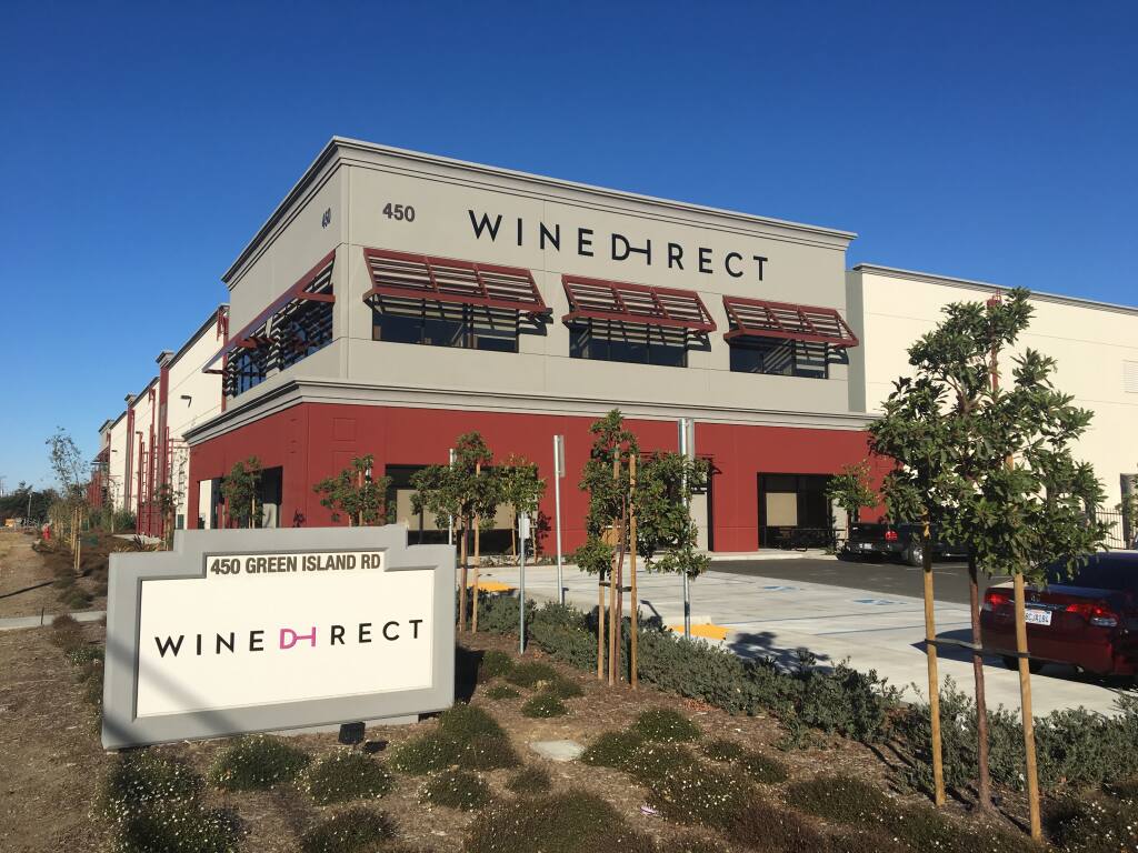 WineDirect’s 268,000-square-foot fulfillment center at 450 Green Island Road in American Canyon in Napa Valley opened in 2017. (courtesy of WineDirect) Oct. 15 2018