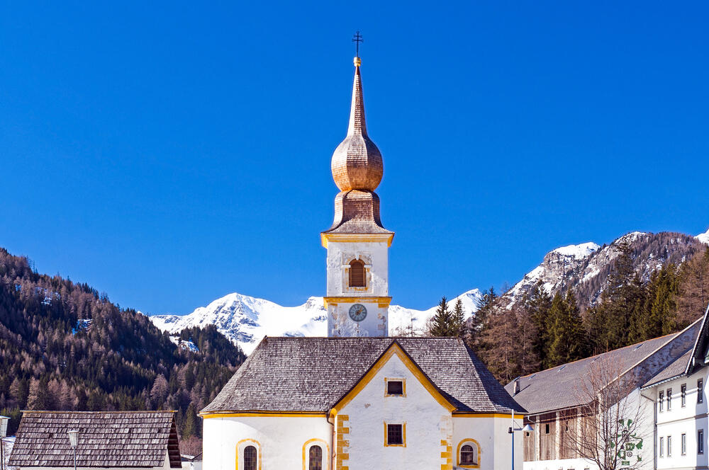 Church of Tweng village in Austria, Salzburg area. (Boerescu / Shutterstock)