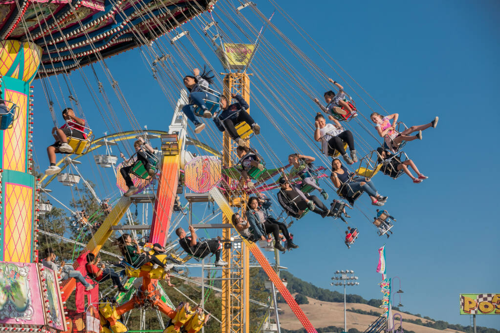 The Sonoma County Fair presents the scaled-down “Summer Fun Fest,” including carnival rides. (Steve Knudsen)