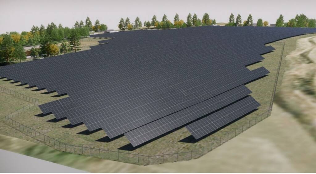 The U.S. Coast Guard’s microgrid project will use solar panels and a battery back-up at its Tracen training facility in Sonoma County. (courtesy of U.S. Coast Guard)