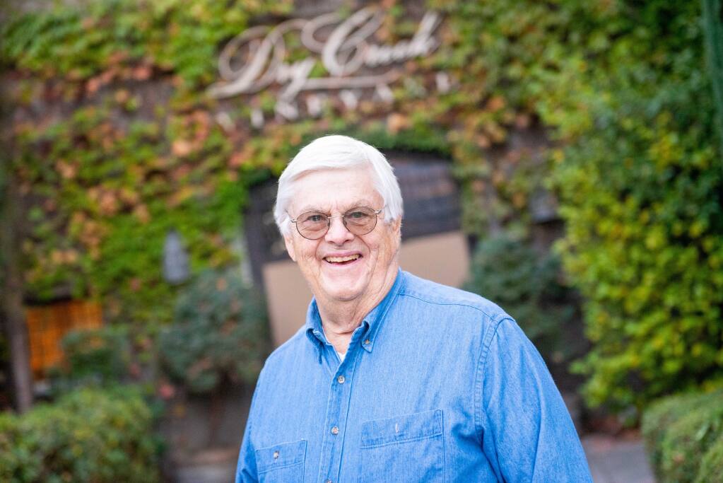 David Stare, founder of Dry Creek Vineyard in Healdsburg, is set to be honored as “American Wine Legend” by Wine Enthusiast magazine on Feb. 7, 2022. (courtesy of Dry Creek Vineyard)