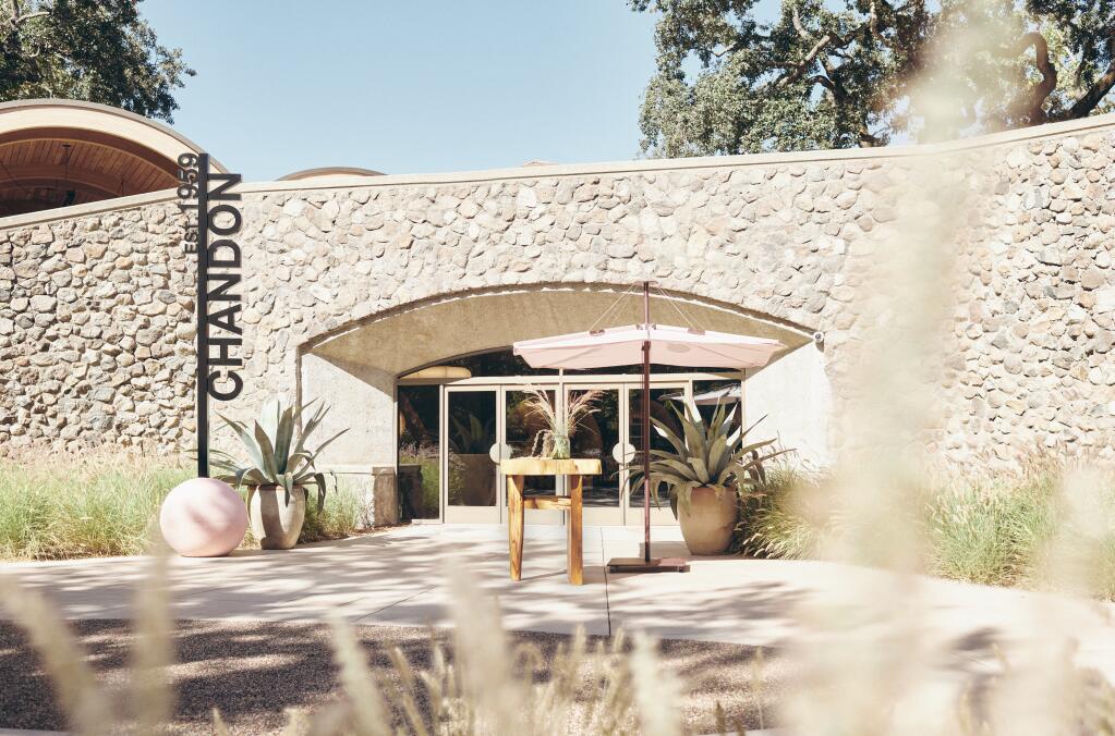 The main entrance of Chandon in Yountville. (Chandon)