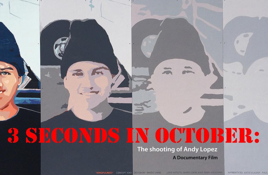 The new documentary “3 Seconds in October: The Shooting of Andy Lopez” can be seen at 10 p.m. Thursday, July 15 KRCB-TV, and at 10 p.m. Saturday, July 17 on KPJK-TV. (Blue Coast Films LLC)