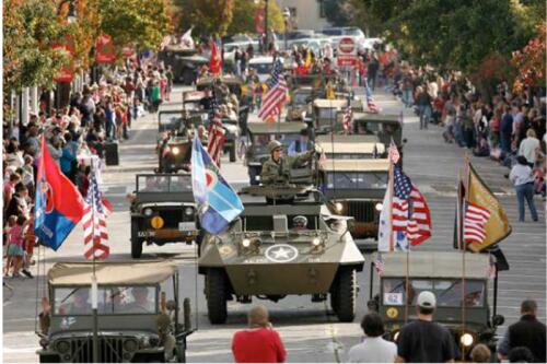 Don’t miss the Petaluma Veteran’s Day parade on Saturday, Nov. 11 from 1 to 3 p.m. Photo courtesy City of Petaluma.