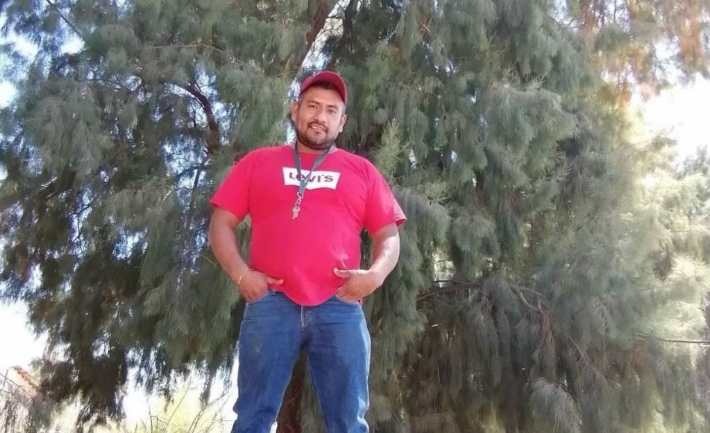 David Pelaez-Chavez was shot and killed by a Sonoma County Sheriff’s deputy who was responding to a Friday morning report of an attempted break-in at a home on a vineyard property east of Healdsburg. (Photo Courtesy Aurora Castro)