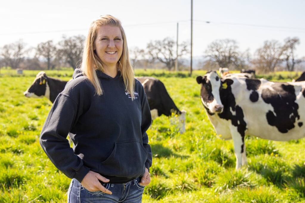 Jennifer Beretta, 33, assistant herdswoman, Beretta Family Dairy, Santa Rosa, is a North Bay Business Journal 2021 Forty Under 40 winner.