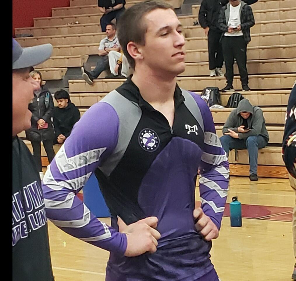 Petaluma’s Ed Berncich at North Coast Section Championships. (Submitted Photo)