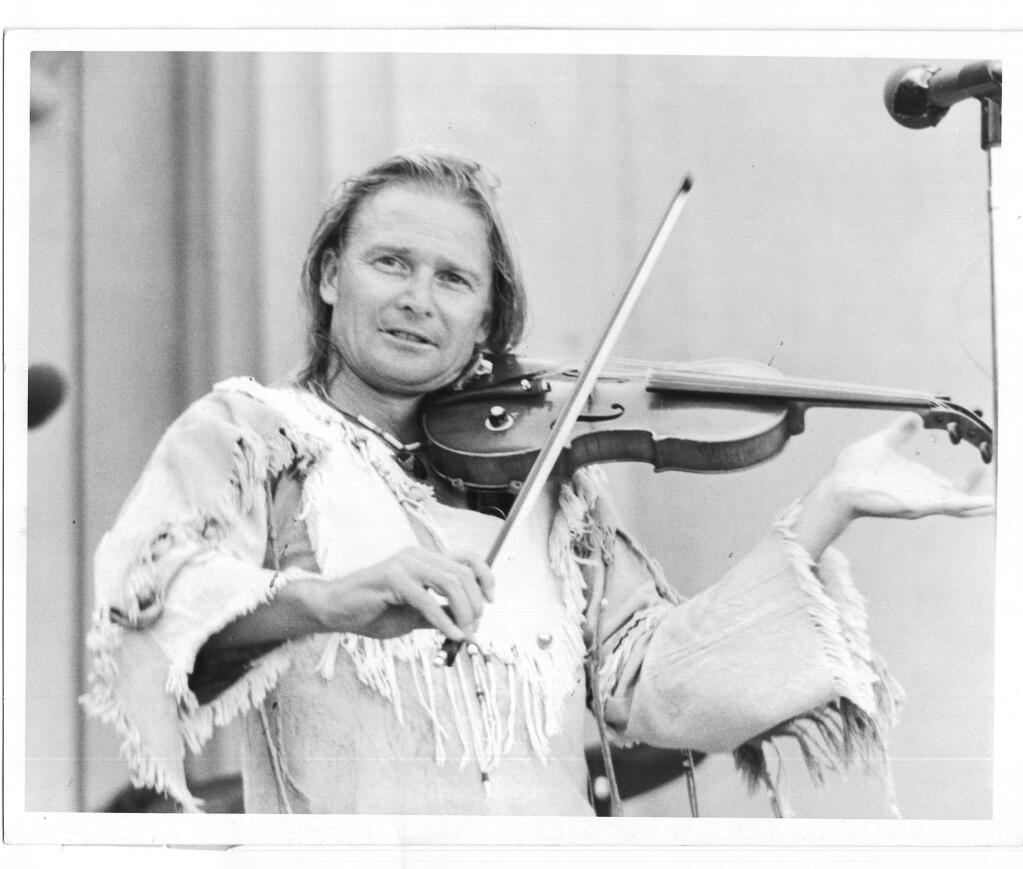 Violinist and bandleader David LaFlamme performs in an undated photo. LaFlamme, who cowrote the song “White Bird” and fronted the band It’s a Beautiful Day, died Aug. 6, 2023, in Santa Rosa at age 82. (David LaFlamme / Facebook)