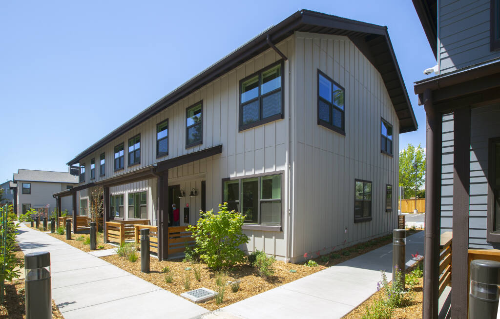 One of the apartment units at the Alta Madrone low-income development on Broadway on Thursday, June 10, 2021. (Photo by Robbi Pengelly/Index-Tribune)