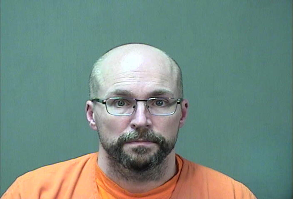FILE - In this booking photo provided by the Ozaukee County Sheriff's Office Monday, Jan. 4, 2021 in Port Washington, Wis. Steven Brandenburg is shown. (Ozaukee County Sheriff via AP, file)