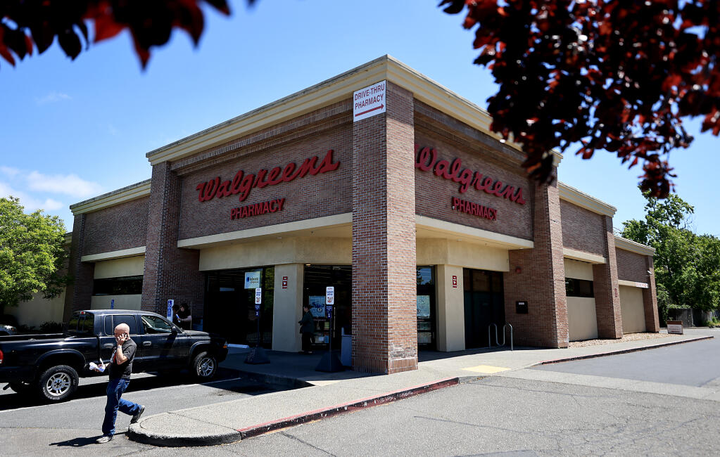 Walgreens in Cotati, Thursday, May 11, 2023. This location closed on Sunday, May 28, 2023 due to too many shoplifting incidents. It reopened the next day. (Kent Porter / The Press Democrat)