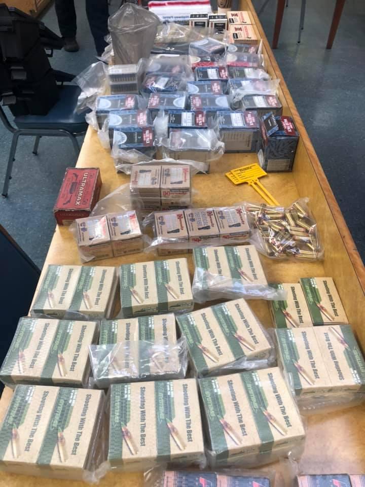 CHP officials say 20,000 rounds of ammunition were discovered at the Santa Rosa home of a suspect who made threats to State Compensation Insurance Fund staff. He was arrested Wednesday, Oct. 6, 2021. (California Highway Patrol)