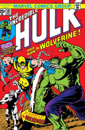 “Many assume that his iconic appearance fighting the Hulk in ‘The Incredible Hulk’ #181 was his first appearance, because Wolverine is right there fighting the title character on the cover,” says Oliver Graves. (COURTESY OF MARVEL COMICS)