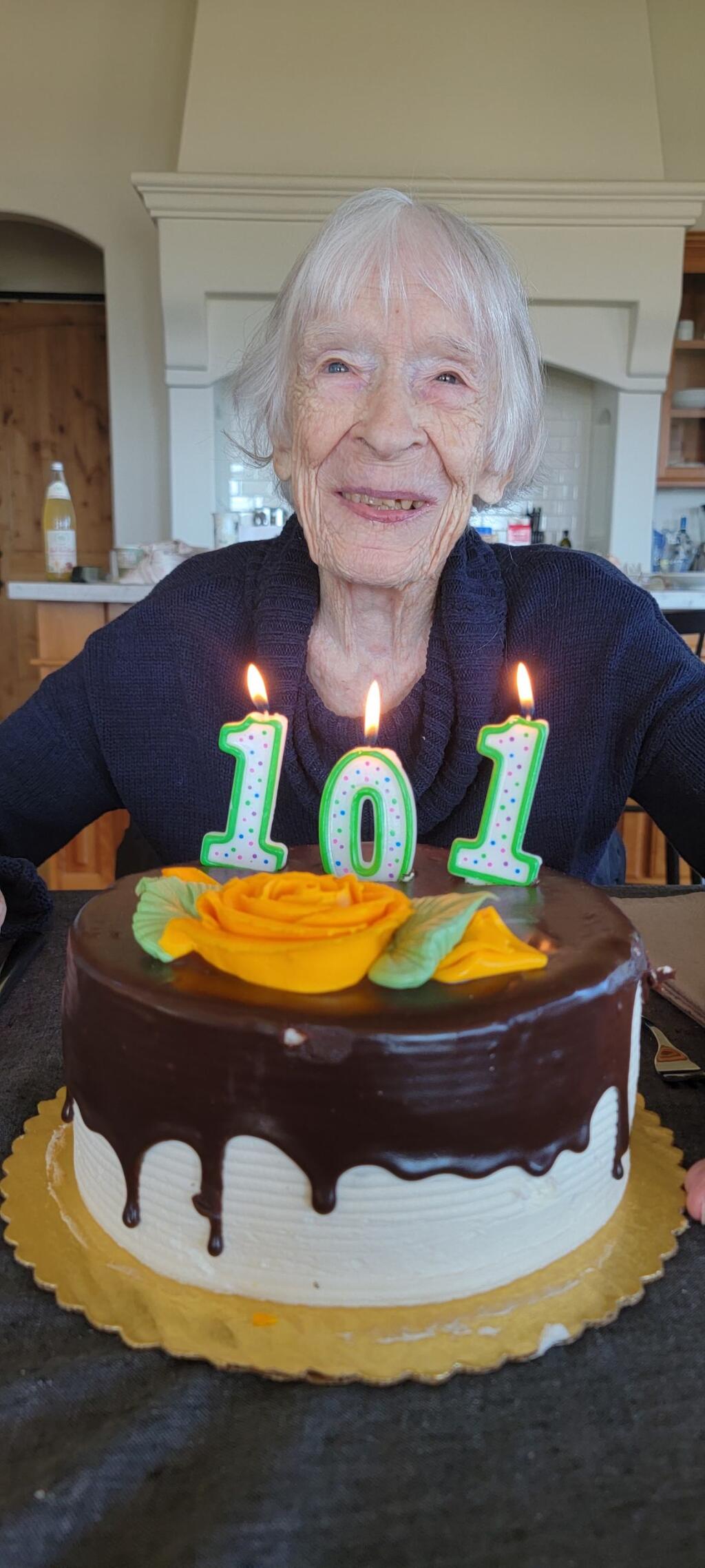Marj Davis recently celebrated her 101st birthday. (Photo: Fawn Rescue)