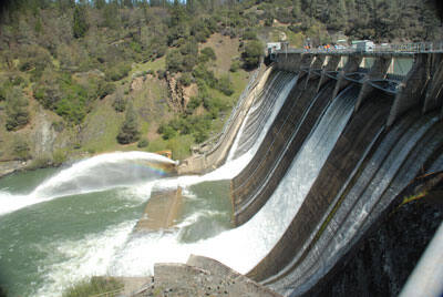 Scott Dam. Potter Valley Irrigation District photo.