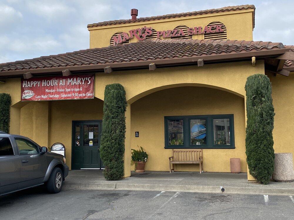 Mary’s Pizza Shack in Rohnert Park, March 17, 2020. (Andrew D. / Yelp)