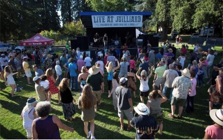 The City of Santa Rosa seeks bands to play at its annual Live at Juilliard annual summer free concert series in Juilliard Park near downtown. (Jessica Rasmussen)