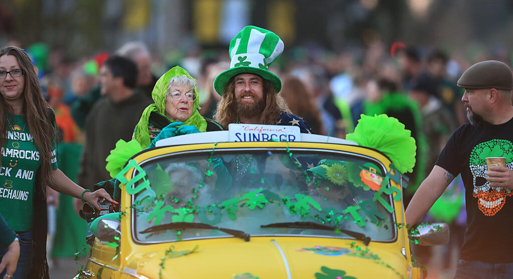 The Healdsburg St. Patrick's Day parade and celebration takes place, Friday, March 17, 2023. (Kent Porter / The Press Democrat, 2017)