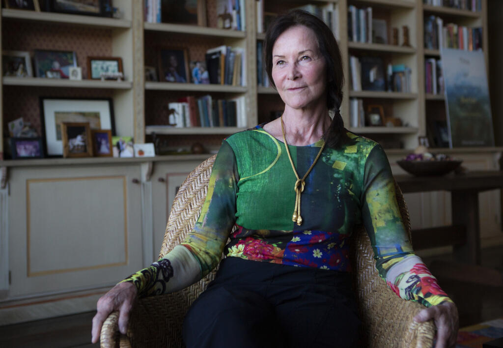 Elisa Stancil Levine just released her new book, “This or Something Better,” and is pictured at her Glen Ellen home on Tuesday, May 31, 2022. (Robbi Pengelly/IndexTribune)