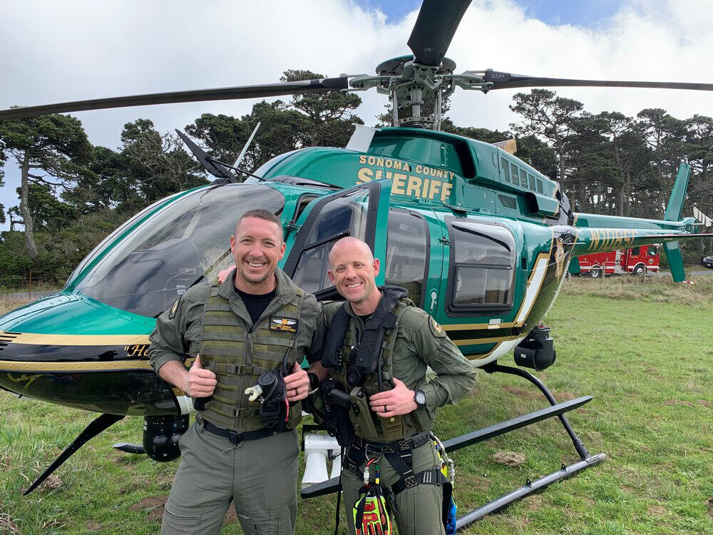 Sonoma County Sheriff’s Office helicopter, Henry-1, will be landing at the Fire & Earthquake Safety Expo, Saturday, May 6, 2023, at Healdsburg Community Center. (The Press Democrat File)