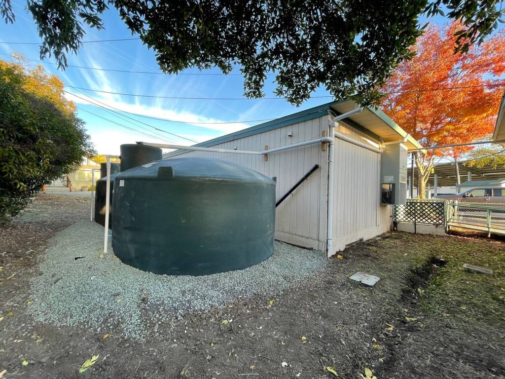 Flowery Elementary School’s Rainwater Capture Project will help water supplies. (Photo courtesy SEC)
