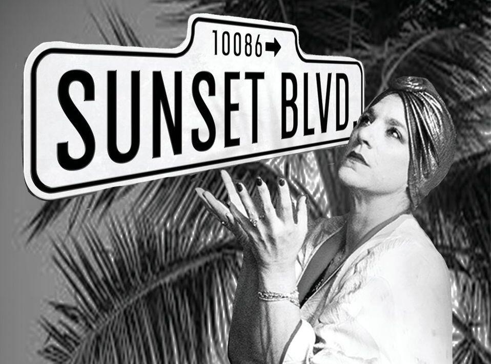 Dani Innocenti Beem plays Norma Desmond in the musical “Sunset Boulevard.” (PHOTO BY JAMES CARR/GRAPHIC DESIGN SUE MARTIN)