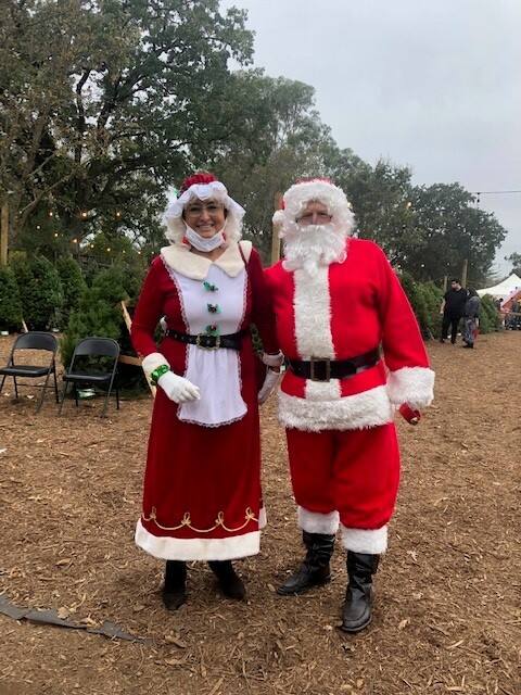 Mr. and Mrs. Claus (aka Kelly and Steve Bacho)