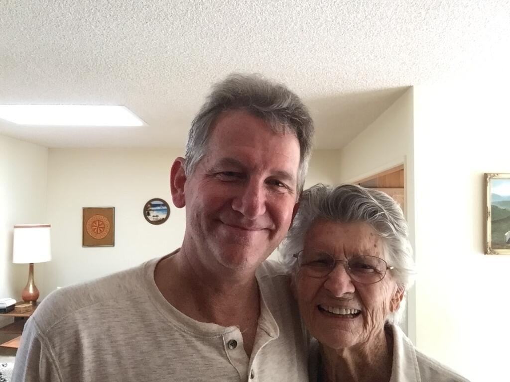 Phil Boyle and his mom, Beverly, who is 90.5 years old